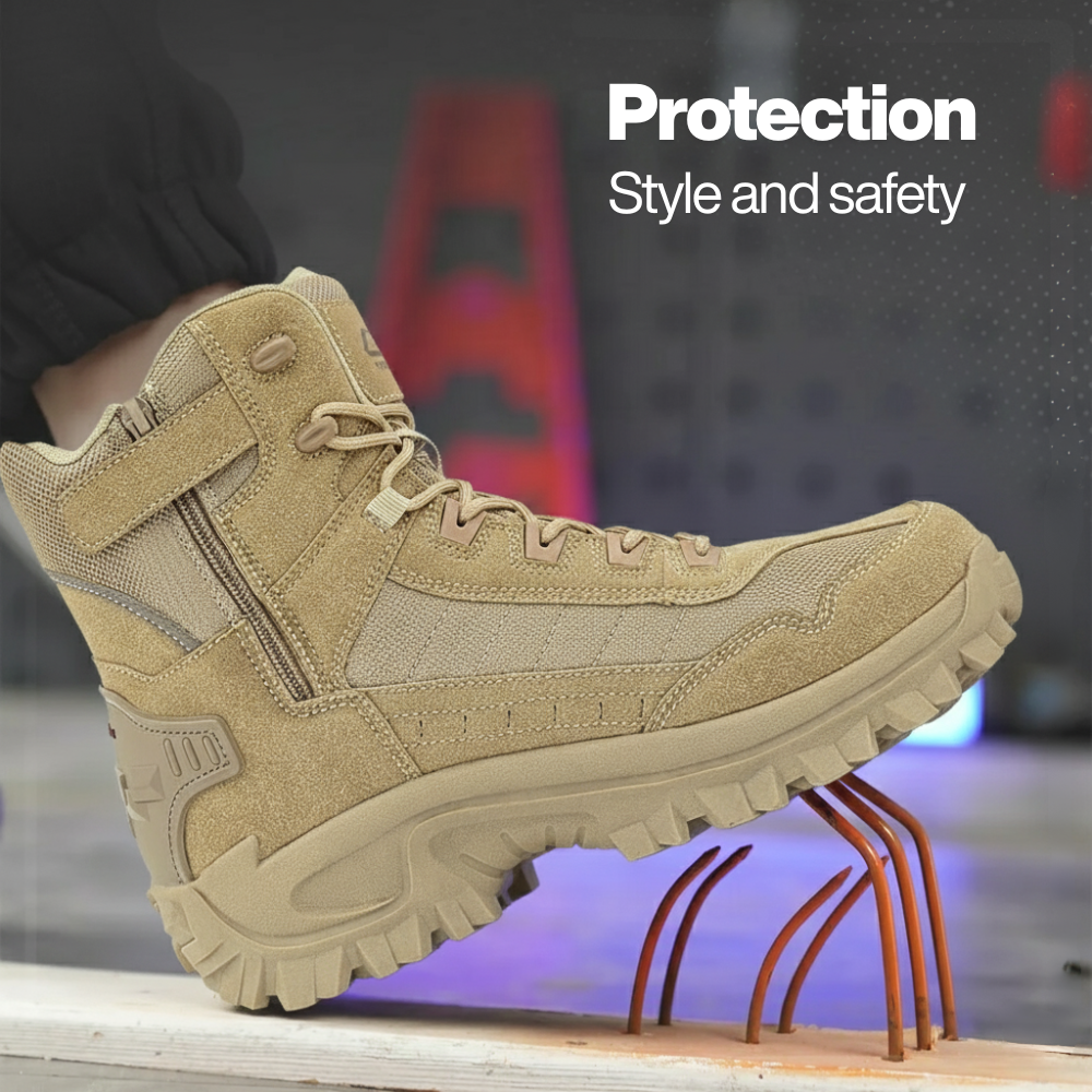 Orthopedic Work Boots – Waterproof. Anti-Slip & Anti-Sprain