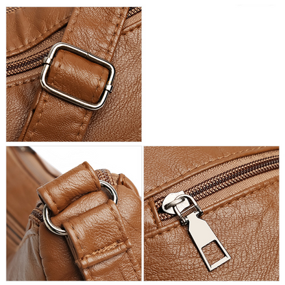 Multiple zippers Multiple pockets Multiple colors |Fashionable & Versatile Crossbody Bag