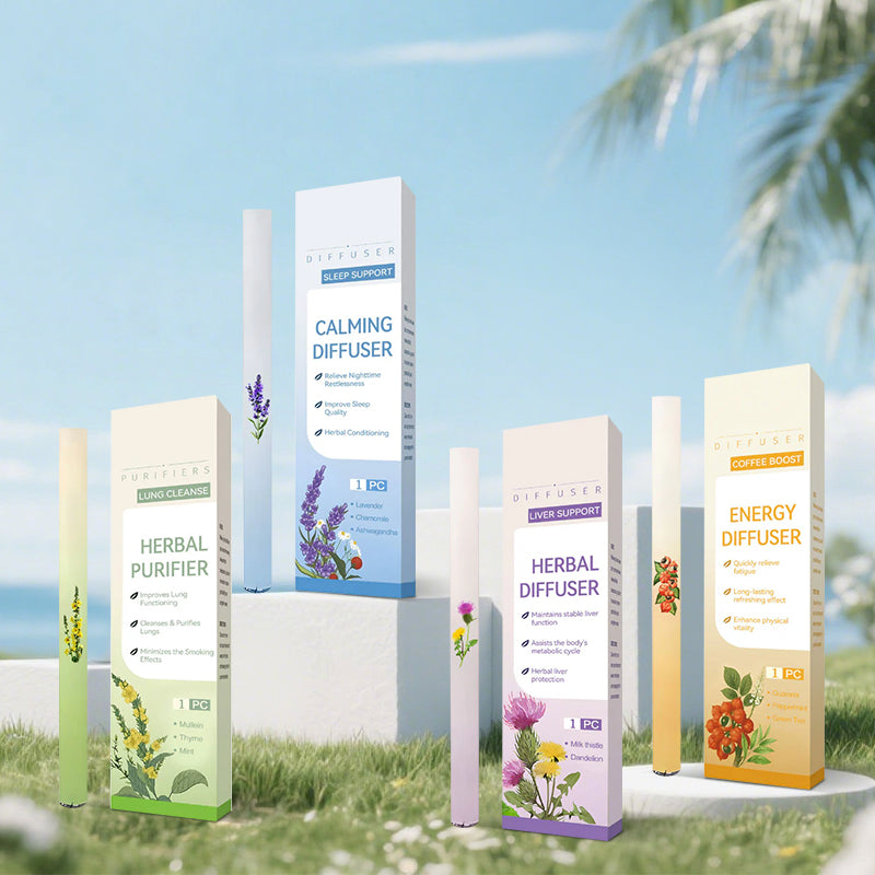 【 】QIAWI™Mullein Relaxation Stick – Soothes Lungs. Detoxifies. Freshens Breath