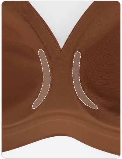 Seamless Deep V Push Up Wireless Bra 3.0