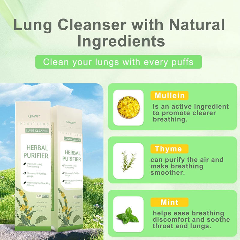【 】QIAWI™Mullein Relaxation Stick – Soothes Lungs. Detoxifies. Freshens Breath