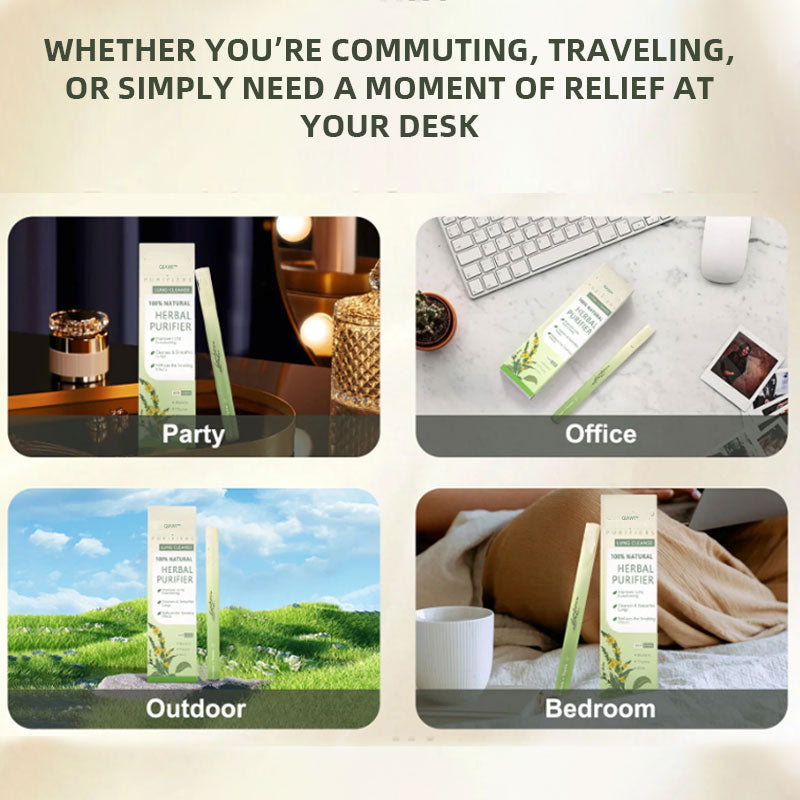 【 】QIAWI™Mullein Relaxation Stick – Soothes Lungs. Detoxifies. Freshens Breath