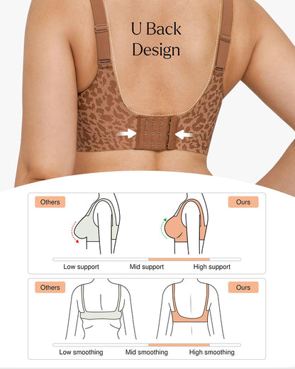 Seamless Deep V Push Up Wireless Bra 3.0