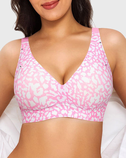 Seamless Deep V Push Up Wireless Bra 3.0