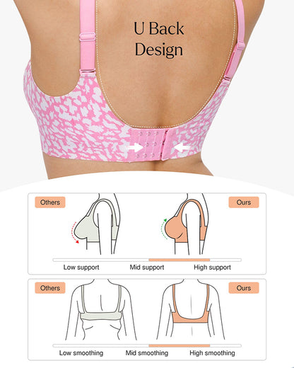 Seamless Deep V Push Up Wireless Bra 3.0