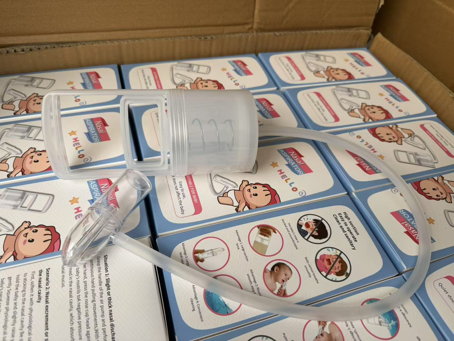 Manual Nasal Aspirator | Safe & Gentle Mucus Removal for All Ages