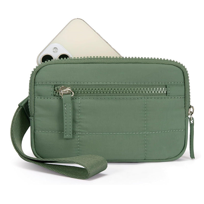 Puffer Wristlet Wallet Fits Phone