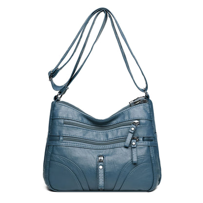Multiple zippers Multiple pockets Multiple colors |Fashionable & Versatile Crossbody Bag