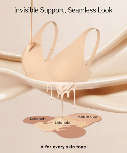 Seamless Deep V Push Up Wireless Bra 3.0