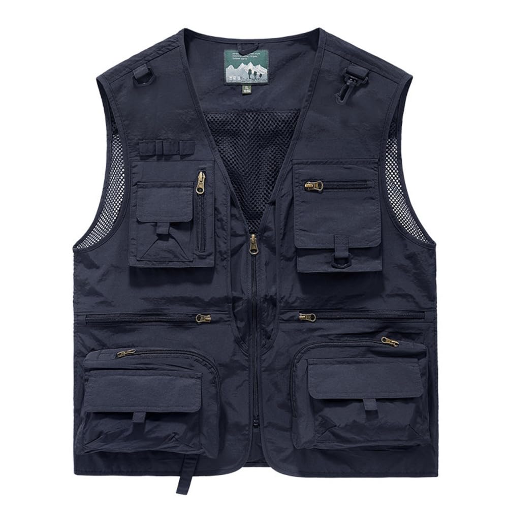 Men's Multi-Pocket Nylon Vest