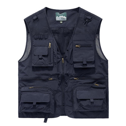Men's Multi-Pocket Nylon Vest