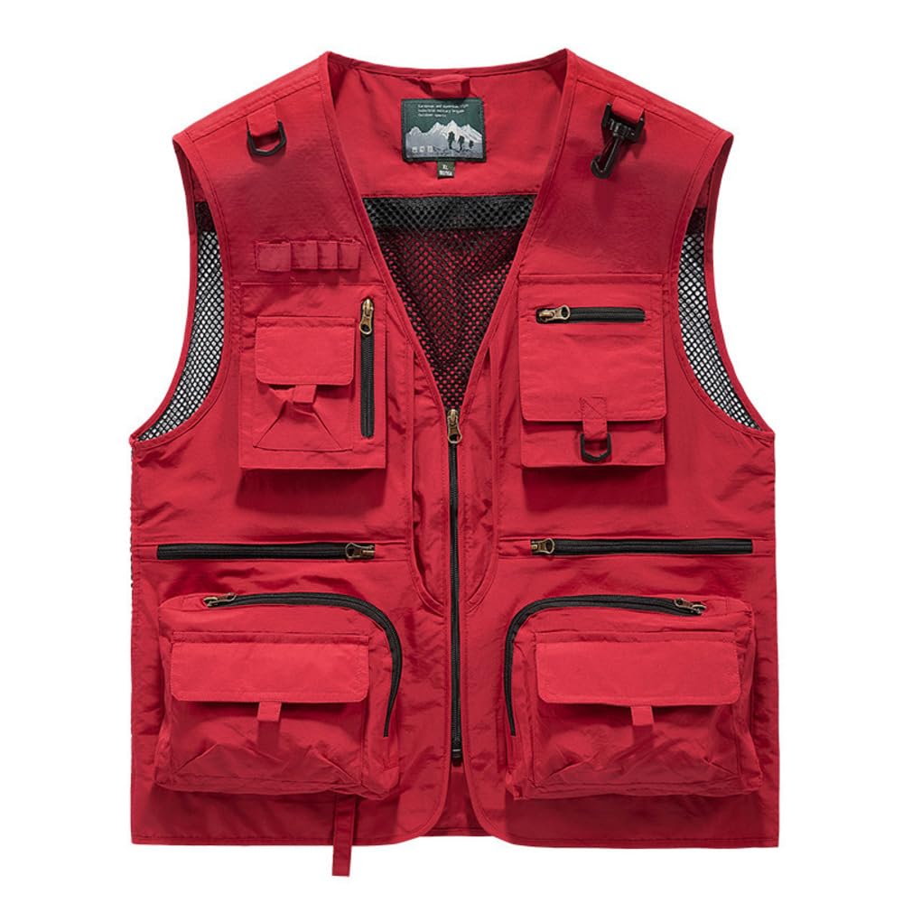 Men's Multi-Pocket Nylon Vest
